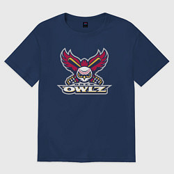 Футболка оверсайз мужская Orem Owlz - baseball team, цвет: тёмно-синий
