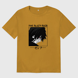 Футболка оверсайз мужская Хвост Феи Fairy Tail, Зереф Zeref, цвет: горчичный