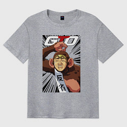 Футболка оверсайз мужская Onizuka gorilla, цвет: меланж