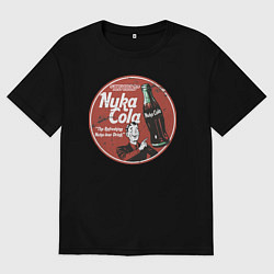Футболка оверсайз мужская Nuka Cola Ice Cold Retro, цвет: черный
