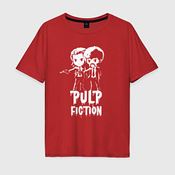 Футболка оверсайз мужская Pulp Fiction Hype, цвет: красный