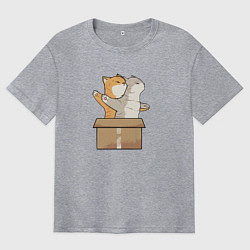 Футболка оверсайз мужская Catanic, цвет: меланж