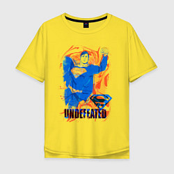 Футболка оверсайз мужская Undefeated, цвет: желтый