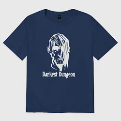 Футболка оверсайз мужская Темнейшее подземелье DD, цвет: тёмно-синий