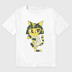 Футболка оверсайз мужская Animal Crossing Анка, цвет: белый