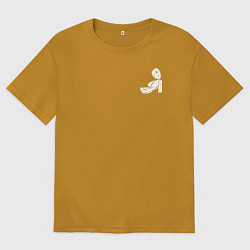 Футболка оверсайз мужская KoЯn, цвет: горчичный