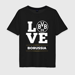 Футболка оверсайз мужская Borussia Love Classic, цвет: черный