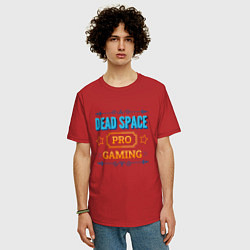 Футболка оверсайз мужская Dead Space PRO Gaming, цвет: красный — фото 2