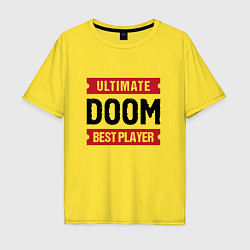 Мужская футболка оверсайз Doom Ultimate