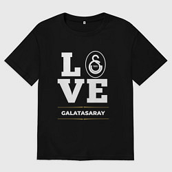 Футболка оверсайз мужская Galatasaray Love Classic, цвет: черный