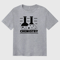 Футболка оверсайз мужская CHEMISTRY химия, цвет: меланж