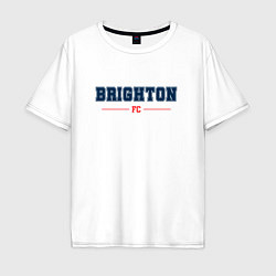 Футболка оверсайз мужская Brighton FC Classic, цвет: белый