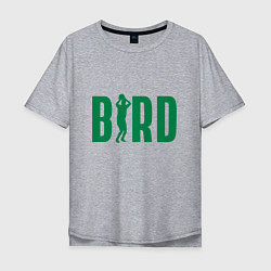 Футболка оверсайз мужская Bird -Boston, цвет: меланж