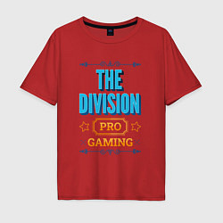 Футболка оверсайз мужская Игра The Division PRO Gaming, цвет: красный