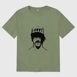 Футболка оверсайз мужская Кидис, цвет: авокадо