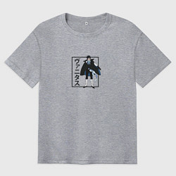 Футболка оверсайз мужская Ванитас арт, цвет: меланж