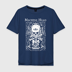Футболка оверсайз мужская Machine Head Catharsis Groove metal, цвет: тёмно-синий