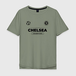 Футболка оверсайз мужская Chelsea Униформа Чемпионов, цвет: авокадо