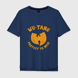 Футболка оверсайз мужская Protect Ya Neck Wu-Tang, цвет: тёмно-синий