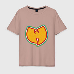 Футболка оверсайз мужская Wu-Tang Colors, цвет: пыльно-розовый