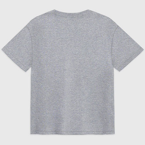 Мужская футболка оверсайз City 17 - half life / Меланж – фото 2