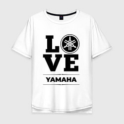 Футболка оверсайз мужская Yamaha Love Classic, цвет: белый