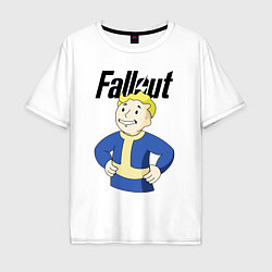 Футболка оверсайз мужская Fallout blondie boy, цвет: белый