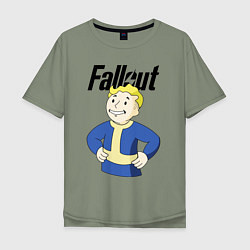 Футболка оверсайз мужская Fallout blondie boy, цвет: авокадо