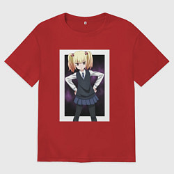 Футболка оверсайз мужская Юлия Нигурэдо, цвет: красный