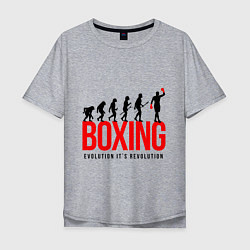 Мужская футболка оверсайз Boxing evolution