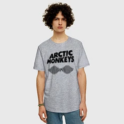 Футболка оверсайз мужская Arctic Monkeys, цвет: меланж — фото 2