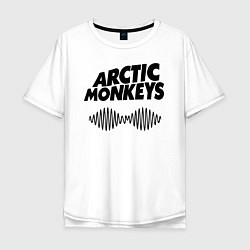 Футболка оверсайз мужская Arctic Monkeys, цвет: белый