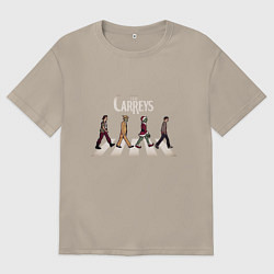 Футболка оверсайз мужская The Carreys, цвет: миндальный