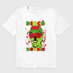 Мужская футболка оверсайз Диско зомби