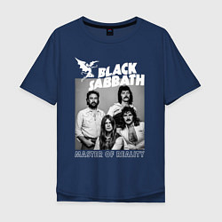 Футболка оверсайз мужская Black Sabbath rock, цвет: тёмно-синий