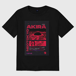 Футболка оверсайз мужская Akira poster, цвет: черный
