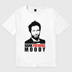 Футболка оверсайз мужская Hank Moody, цвет: белый
