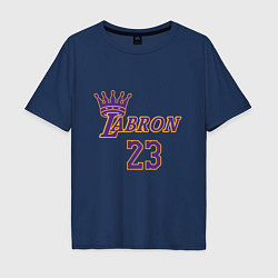 Футболка оверсайз мужская King Labron, цвет: тёмно-синий