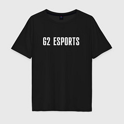 Футболка оверсайз мужская G2 ESPORTS, цвет: черный