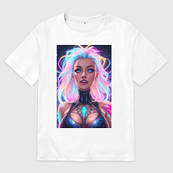 Футболка оверсайз мужская Техноведьма, цвет: белый