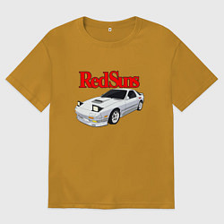 Футболка оверсайз мужская Red Suns, цвет: горчичный