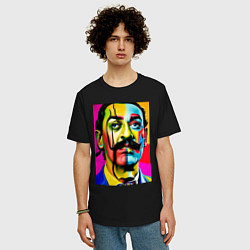 Футболка оверсайз мужская Salvador Dali, цвет: черный — фото 2