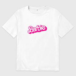 Футболка оверсайз мужская Барби Фильм, цвет: белый