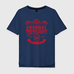 Футболка оверсайз мужская Arsenal 1886, цвет: тёмно-синий