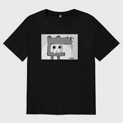 Футболка оверсайз мужская Мэшл Очоа, цвет: черный