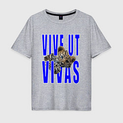 Футболка оверсайз мужская Vive ut vivas, цвет: меланж