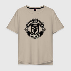 Мужская футболка оверсайз Manchester United black