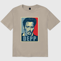 Футболка оверсайз мужская Depp, цвет: миндальный