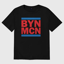 Футболка оверсайз мужская Run Bayern Munchen, цвет: черный