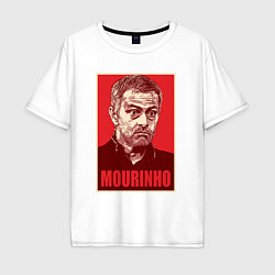 Футболка оверсайз мужская Mourinho, цвет: белый